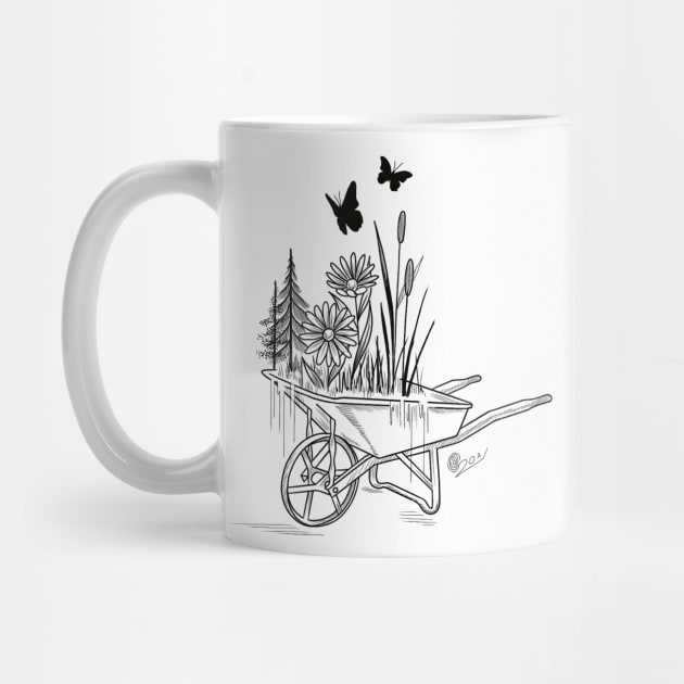 Garden Wheel Barrel by cocotatts